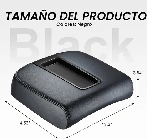 Vista 6 de SPEEDWOW Tapa de reposabrazos de consola central para Chevy Avalanche Silverado Tahoe GMC Yukon XL Sierra 2007 2008 2009 2010 2011 2012 2013