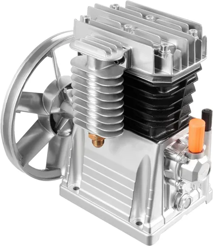 Vista 9 de Cabezal de bomba de compresor de aire 3HP/175psi, cabezal de compresor de aire neumático de 2.2KW, cabezal de cilindro de aluminio, cabezal