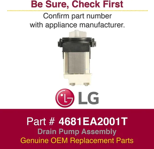 Vista 8 de LG, 4681EA2001T, Bomba de desagüe para lavadora