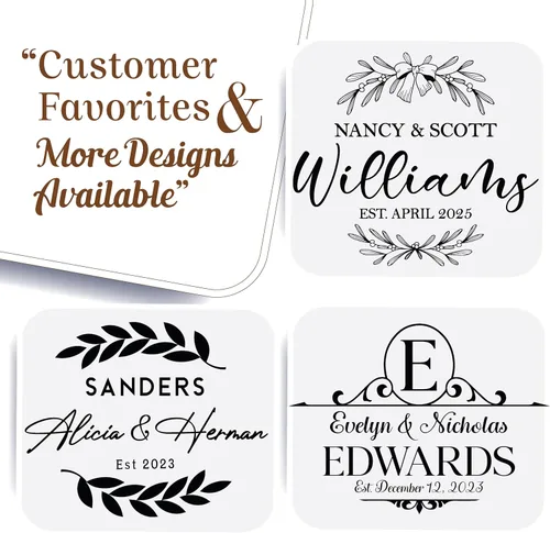 Vista 5 de Tayfus Tabla de cortar personalizada, tabla de madera grabada personalizada, idea de regalo única para bodas, compromisos, despedidas de soltera