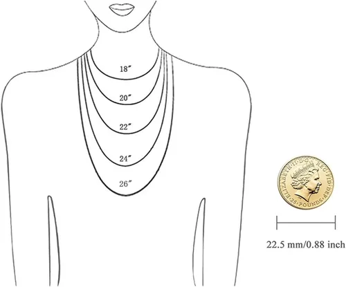 Vista 7 de Collar con clip de papel de plata de ley 925 maciza de 0.197 in, collar de cadena italiana con clip para mujeres y hombres, chapado en oro, regalo