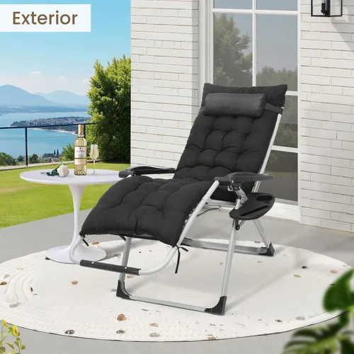 Vista 7 de OS MOTOR Sillón Zero Gravity (negro)