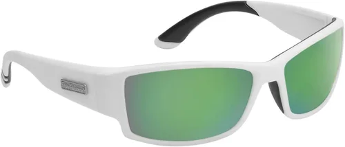 Vista 10 de Flying Fisherman Gafas de sol polarizadas Razor con bloqueador UV AcuTint para pesca y deportes al aire libre Marco de tortuga oscura/lente ámbar
