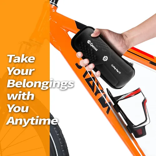 Vista 3 de Epessa Bicycle Bike Storage Bag for Water Bottle Cage,Bicycle Repair Tool Bag with Sealed Zipper for Bicycle Water Bottle Cage