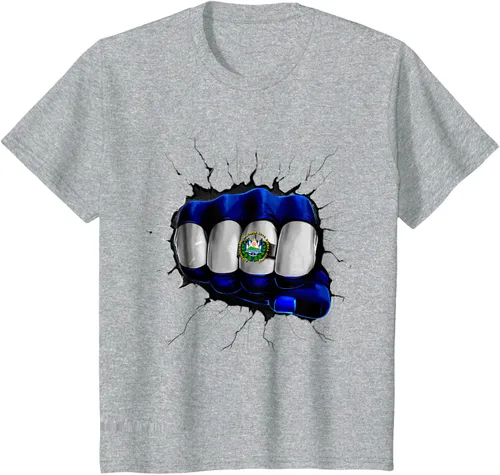Vista 9 de Camiseta Salvadoreña Bandera de El Salvador