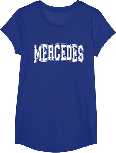 Vista 63 de MERCEDES TX TEXAS USA - Camiseta deportiva vintage estilo Varsity, Negro, S