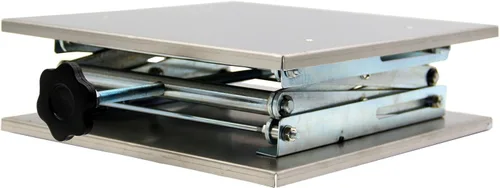 Vista 5 de HFS (R) 6 x 6 "Acero inoxidable Lab Jack Mesa Elevadora Tijera Soporte Plataforma Max. Altura 10" Carga 8kg/17.6lbs