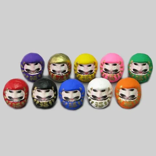 Vista 5 de Daruma Fortune Dolls (1.9 in, juego de 10, fabricadas en Japón)