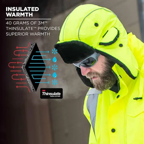 Vista 12 de Ergodyne N-Ferno 6802 Thermal Winter Trapper Hat