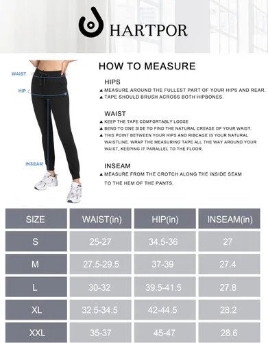 Vista 7 de HARTPOR Pantalones deportivos de algodón para mujer, pantalones deportivos para yoga, pantalones deportivos casuales para correr con bolsillos