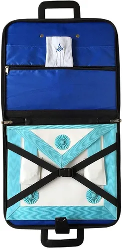 Vista 2 de Masonic Royal Arch MM/WM y Provincial Full Dress Delantal Casos (MM/WM Caso)
