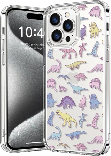 Vista 67 de bicol - Funda protectora a prueba de golpes para iPhone 15 Plus, funda delgada de acrílico transparente y diseños modernos para niña y mujer, 6.7