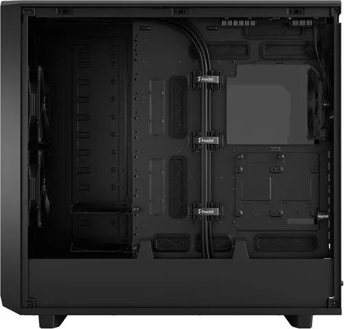 Vista 18 de Fractal Design Meshify 2 XL Negro ATX Flexible Luz Tintado de Cristal Templado Ventana Full Tower Computadora Luz TG negra
