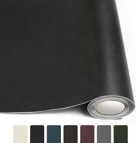 Vista 13 de Parche de reparación de cuero para sofás, kit de cinta de reparación de cuero autoadhesiva para muebles, sofás, asientos de automóvil, sillas, Beige