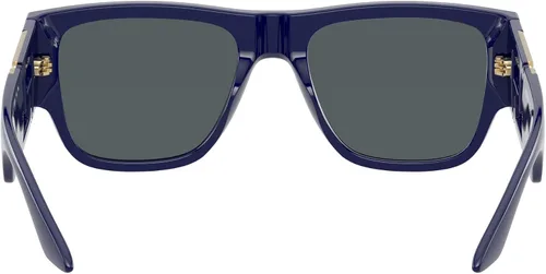 Vista 4 de Versace Man Sunglasses Black Frame, Dark Grey Lenses, 57MM