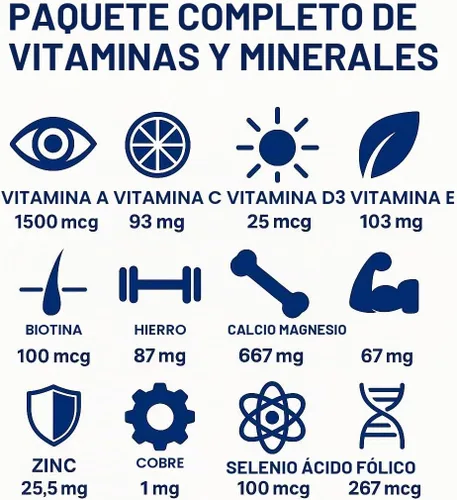 Vista 3 de Vita4Life! Fórmula multivitamínica bariátrica Multi-Plus 483% de soporte de hierro 360 cápsulas de absorción rápida Complejo completo