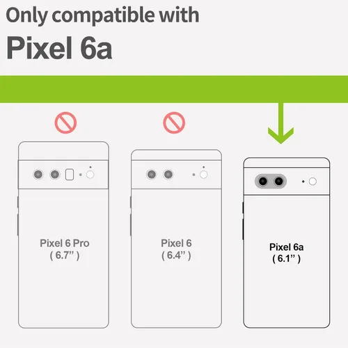 Vista 3 de Carveit Funda de madera para Pixel 6a [madera natural y TPU suave negro] a prueba de golpes, diseño único de madera compatible con Google Pixel 6a