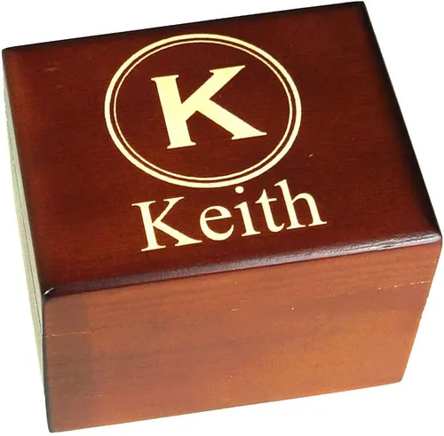 Vista 3 de Awerise Caja de reloj de madera grabada personalizable, organizador de relojes, regalos de novio, regalo de cumpleaños, el mejor regalo para hombre