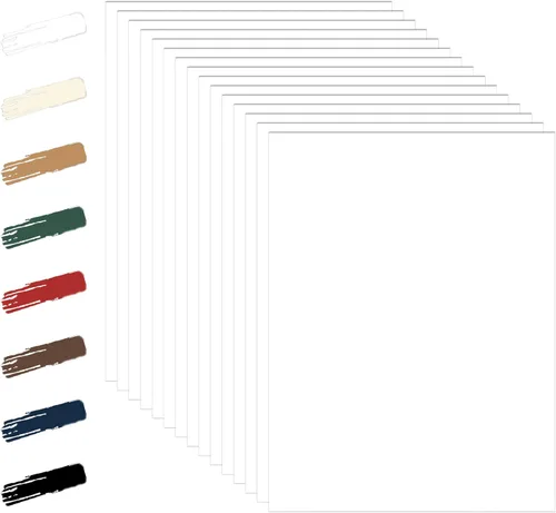 Vista 11 de Guakicae 28 hojas de cartulina negra de 8.5 x 11 pulgadas para Halloween, papel pesado de 92 libras para invitaciones de boda, manualidades, memus