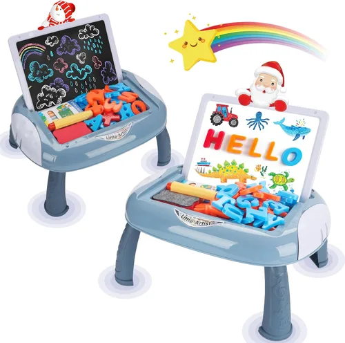Vista 10 de Cokzer Juguetes para niños de 1 a 2 años, juguete para niños pequeños con letras y números magnéticos, juguetes educativos y de aprendizaje