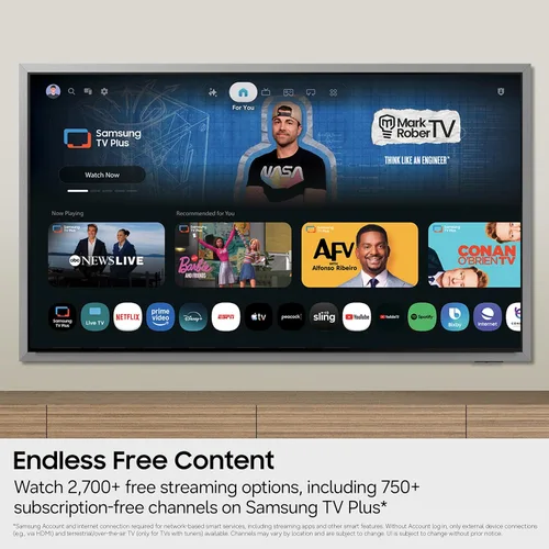 Vista 10 de Samsung Serie S85H de 77 pulgadas, OLED, 4K, Smart TV, modelo 2026