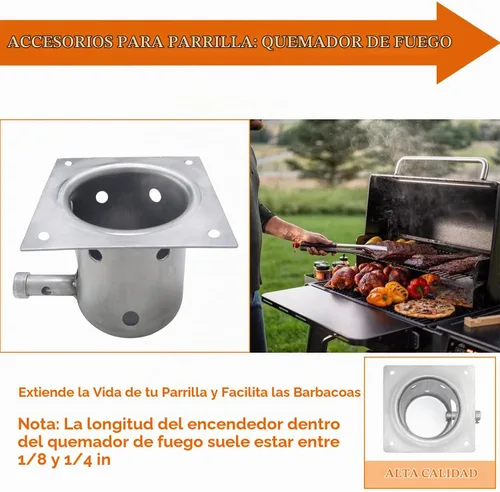 Vista 6 de Repuestos de olla de combustión para parrilla de pellets Traeger, compatible con parrilla Traeger y la mayoría de las parrillas Pit Boss