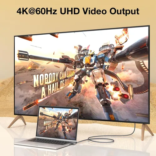 Vista 4 de UseBean Cable USB C a USB C de 240 W de 0.6 pies [2 unidades], cable de datos USB C 3.2 Gen 2X2 20Gbps de ángulo recto, salida de video 4K, cable