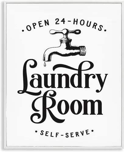 Vista 26 de Alexa Do Laundry Funny' Arte Giclée enmarcado Stupell Industries Negro, 11 x 14 pulgadas, fácil de colgar y resistente, fabricado en Estados