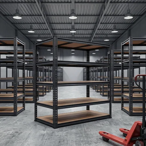 Vista 7 de 3000LBS Heavy Duty Garage Shelving, Real 0.8mm Single-Layer Steel Frame, 5-Tier Metal Storage Shelves (46" W x 20" D x 72" H), Adjustable Boltless