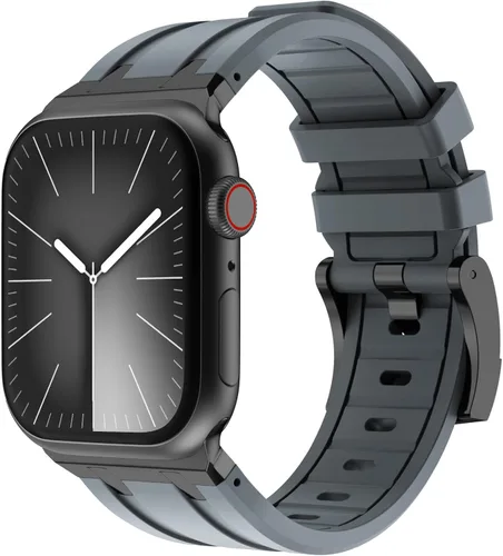 Vista 19 de NewWays AP - Correa de lujo para Apple Watch Ultra de 1.929 in 1.811 in 1.772 in 1.732 in 1.654 in 1.614 in 1.575 in 1.496 in para hombres