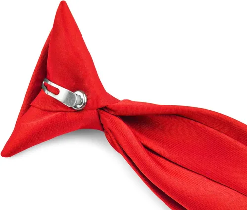 Vista 4 de Corbata para niños, Corbata de clip, Corbatas para niño, Corbata para niños, Tejido de microfibra de tela, Corbata para niños, Corbata de clip