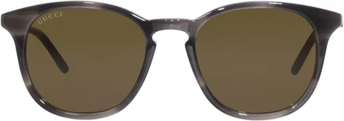 Vista 2 de Gucci GG1157S 004 GreyBrown Soft Round Mens Sunglasses