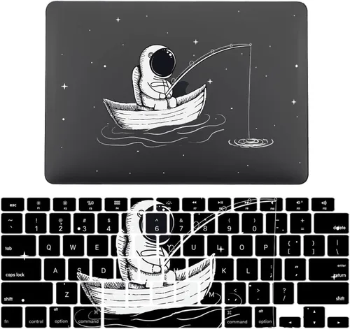 Vista 14 de IVY Funda de astronauta para MacBook Pro 13 (2009-2012, modelos: A1278) Funda rígida con cubierta de teclado - A