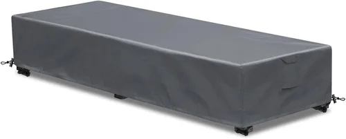 Vista 20 de Funda para tumbona para exteriores, 1 paquete de fundas para sillas de patio, impermeables, 600D, material resistente a la intemperie, protección