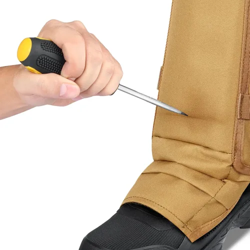 Vista 2 de TREKMASTER Polainas de serpiente, gorras de serpiente: protectores de serpientes impermeables para protección contra mordeduras de serpiente