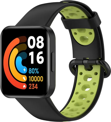 Vista 4 de Senter Correa de repuesto deportiva de silicona suave para reloj inteligente Redmi Watch 2 Lite 10 pzas