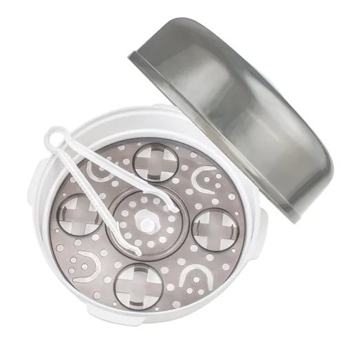 Vista 2 de Dr. Brown's Vapor de Microondas - para Biberones de Bebé, Tetinas, Piezas de Biberones, Chupetes, Mordedores y Piezas de Extractor de Leche