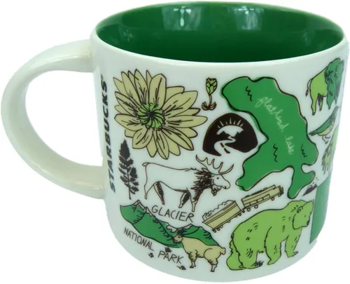 Vista 2 de Starbucks MONTANA Been There Series Across the Globe Collection Taza de café de 14 onzas