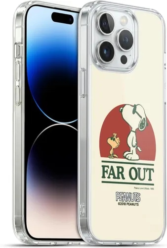 Vista 132 de Head Case Designs Funda de gel suave con licencia oficial de Peanuts Freak Flag Fly Woodstock 50th compatible con Apple iPhone 7 Plus/iPhone 8 Plus