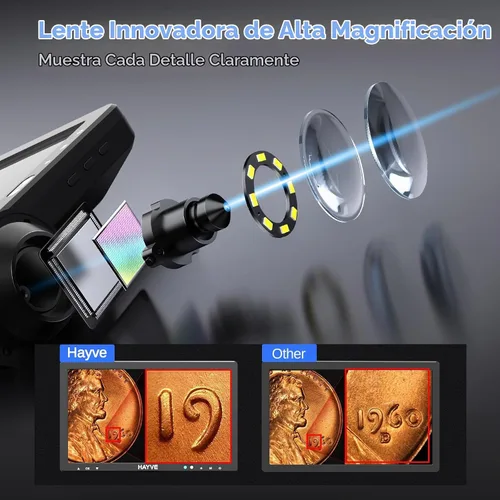 Vista 5 de Hayve 10,1" moneda entera de la visión del microscopio 2000X de la moneda