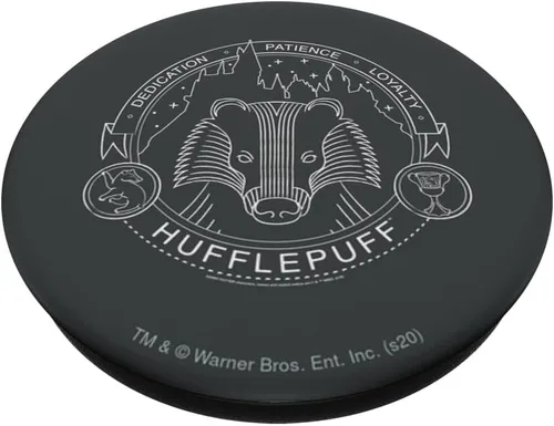 Vista 2 de Harry Potter Hufflepuff Badge PopSockets - Soporte para teléfonos y tabletas
