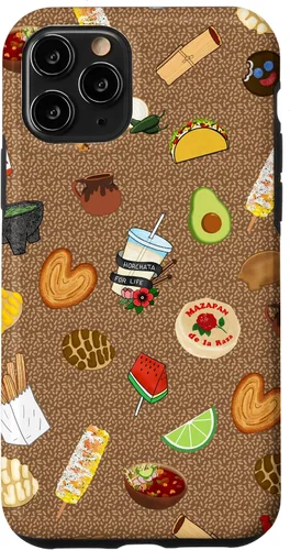 Vista 29 de Brown Antojitos Mexican Food Latino Tacos Pan Dulce - Carcasa para iPhone 17
