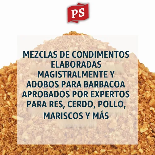 Vista 7 de PS Seasoning Salsa BBQ dulce y picante paquete de 3, cerdo desmenuzado de melocotón y cereza