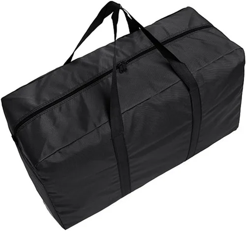 Vista 3 de Bolsa de almacenamiento impermeable de gran tamaño de 180 litros, plegable, bolsa de carga de viaje, edredón, colcha, almohada, equipaje, bolsa
