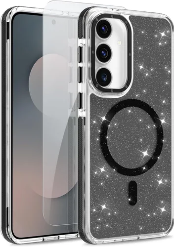 Vista 195 de Funda magnética para Google Pixel 10 Pro XL [compatible con Magsafe] [bonito diseño fluorescente de moda] a prueba de golpes, delgada, translúcida