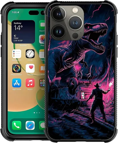 Vista 42 de Funda compatible con iPhone 13 Mini, diseño de elefantes africanos, a prueba de golpes, antiarañazos, carcasa trasera de policarbonato duro