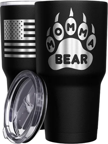 Vista 11 de We The People Holsters - Vaso térmico de 30 onzas, 0% Liberal, Negro