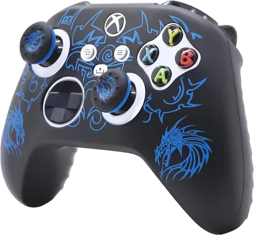 Vista 2 de Protective Case for Xbox Series XS Controller Skin Glitter Silicone Anti-Slip Silicone Cover Protector Compatible with Xbox Series SX Controller