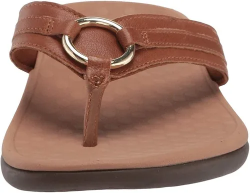 Vista 7 de Sandalias Vionic Tide Aloe, con tira para dedos, con diamantes de imitación, con soporte de arco ortopédico oculto, para mujer