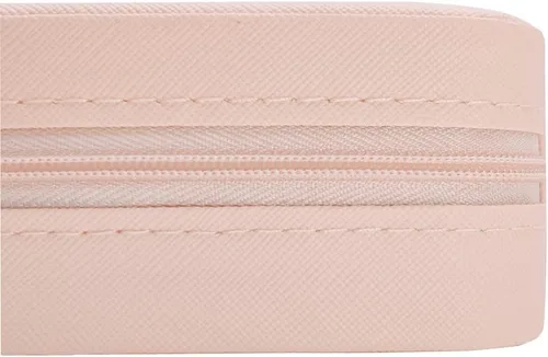 Vista 6 de Mini Estuche de Joyas, Pequeño Organizador de Joyas de Viaje, Caja de Joyas Portátil Mini Organizador de Almacenamiento Caja de Exhibición Para